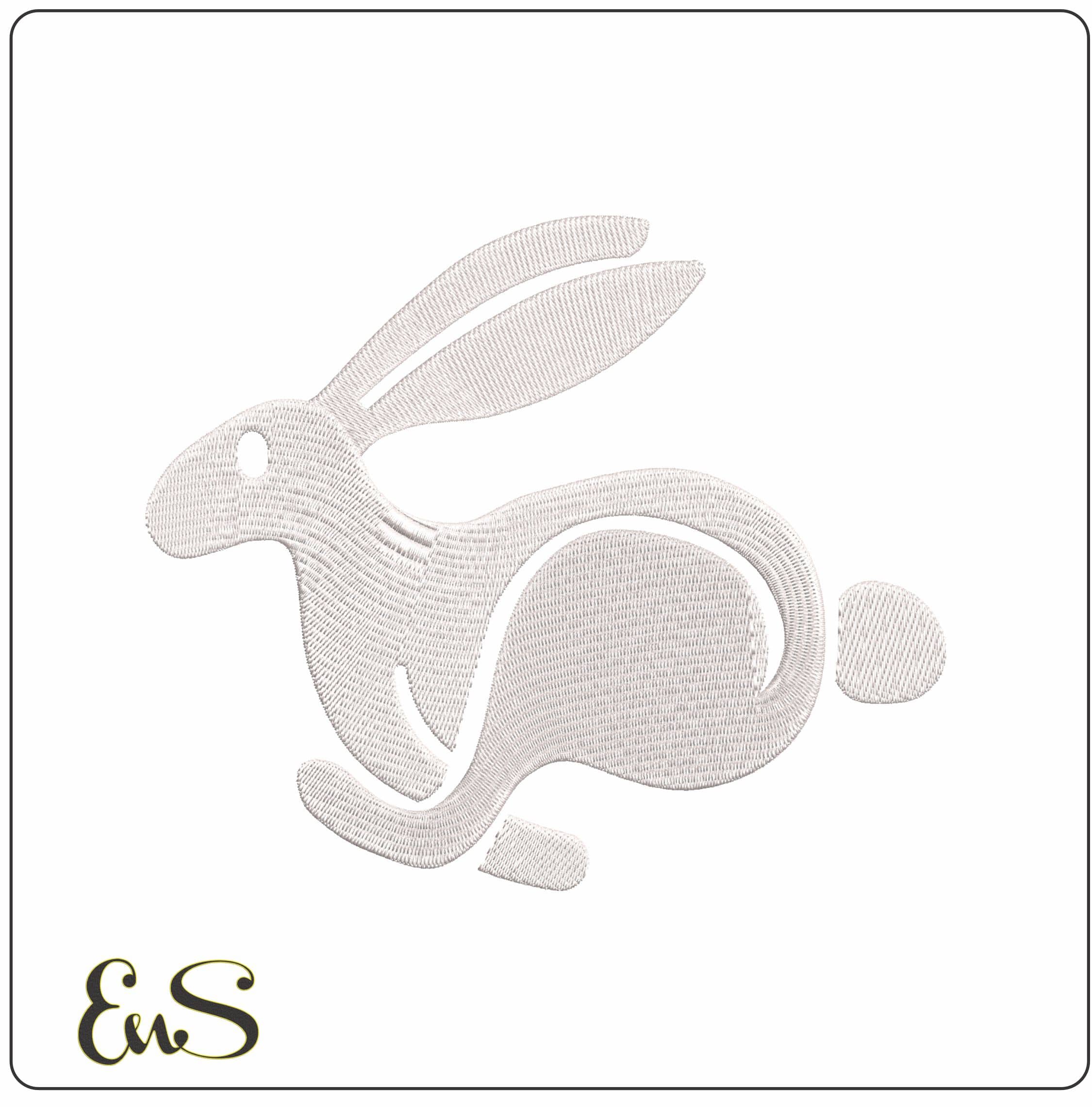 Rabit VW Golf Logo  - Elegant embroidery design file - instant download