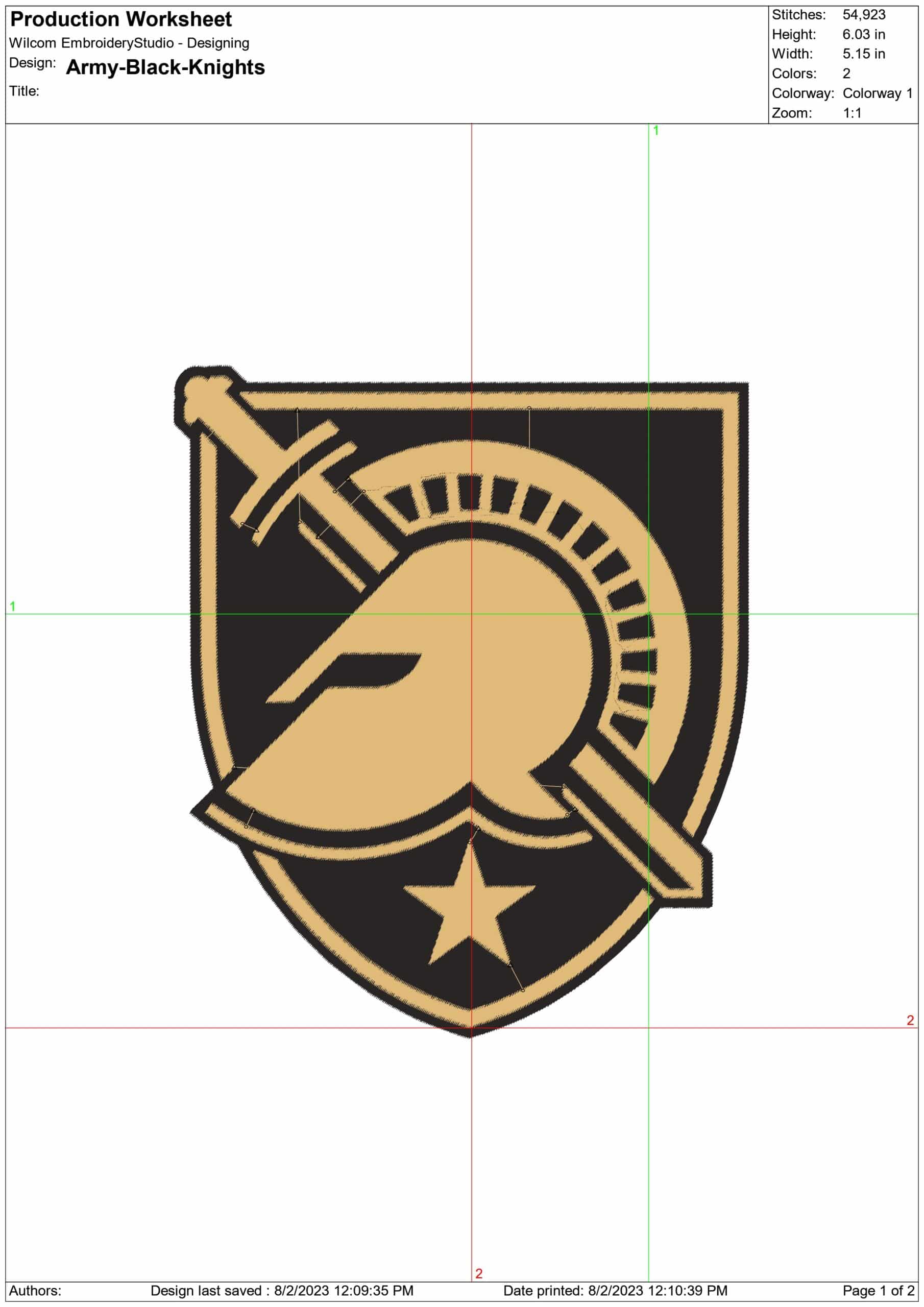 Army Black Nights embroidery design - Black Nights embroidery machine pattern embroidery file - instant download in a framey) — view 2