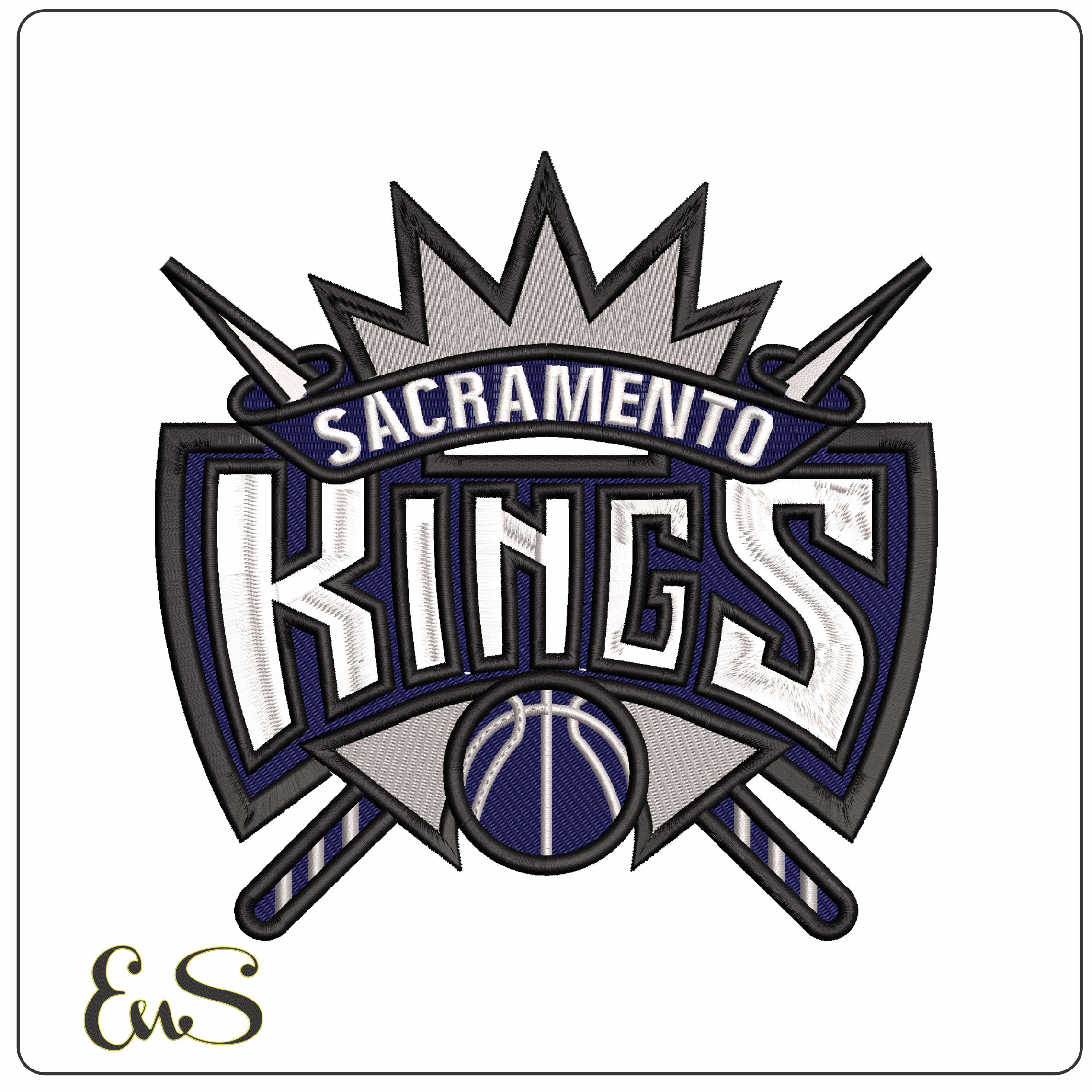 Sacramento Kings    - Elegant embroidery design file - instant download
