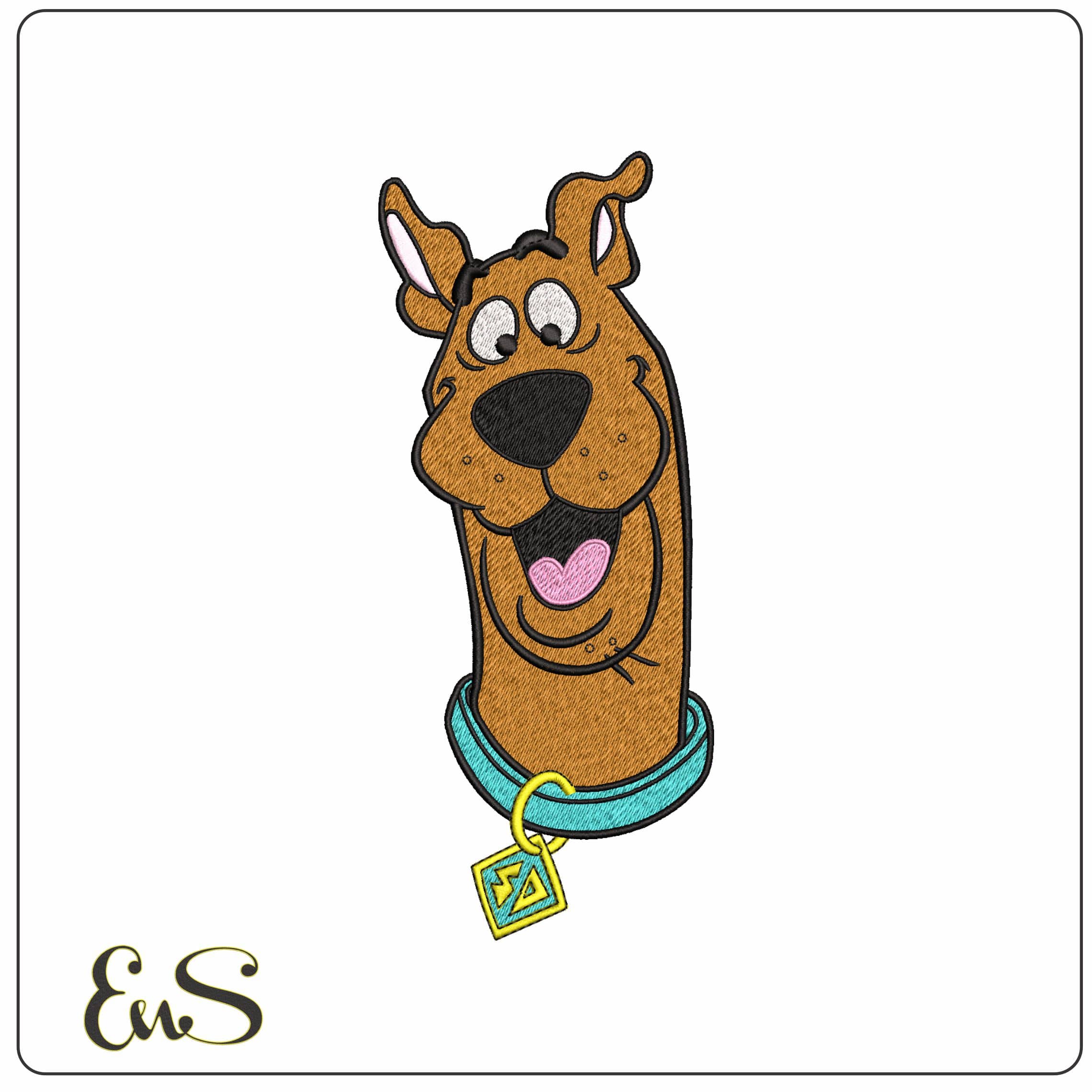 Scooby Doo  - Elegant embroidery design file - instant download