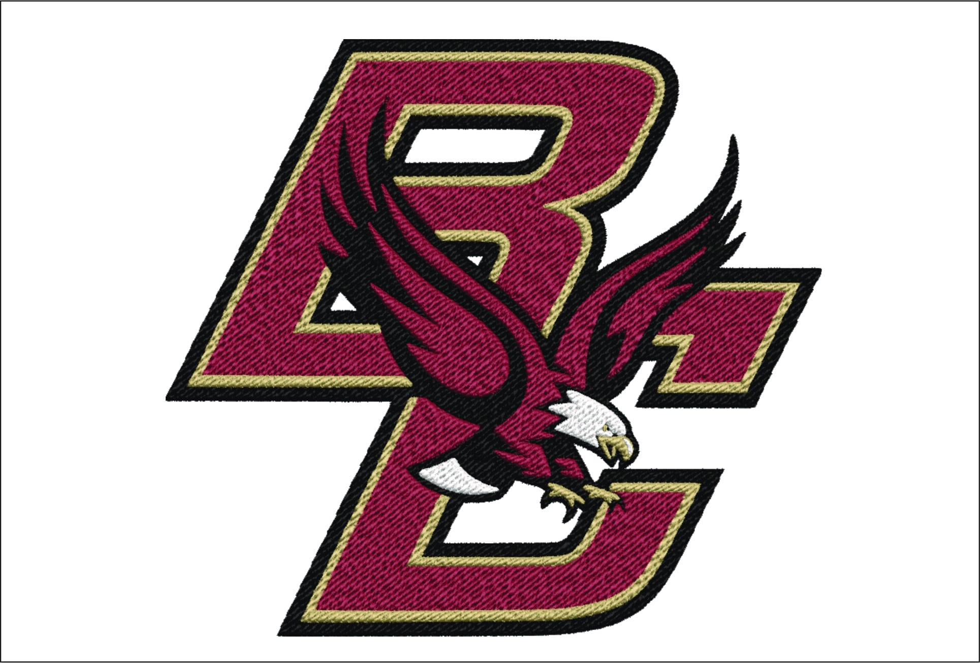 Boston College Eagles embroidery design - Boston College embroidery machine pattern embroidery file - instant download