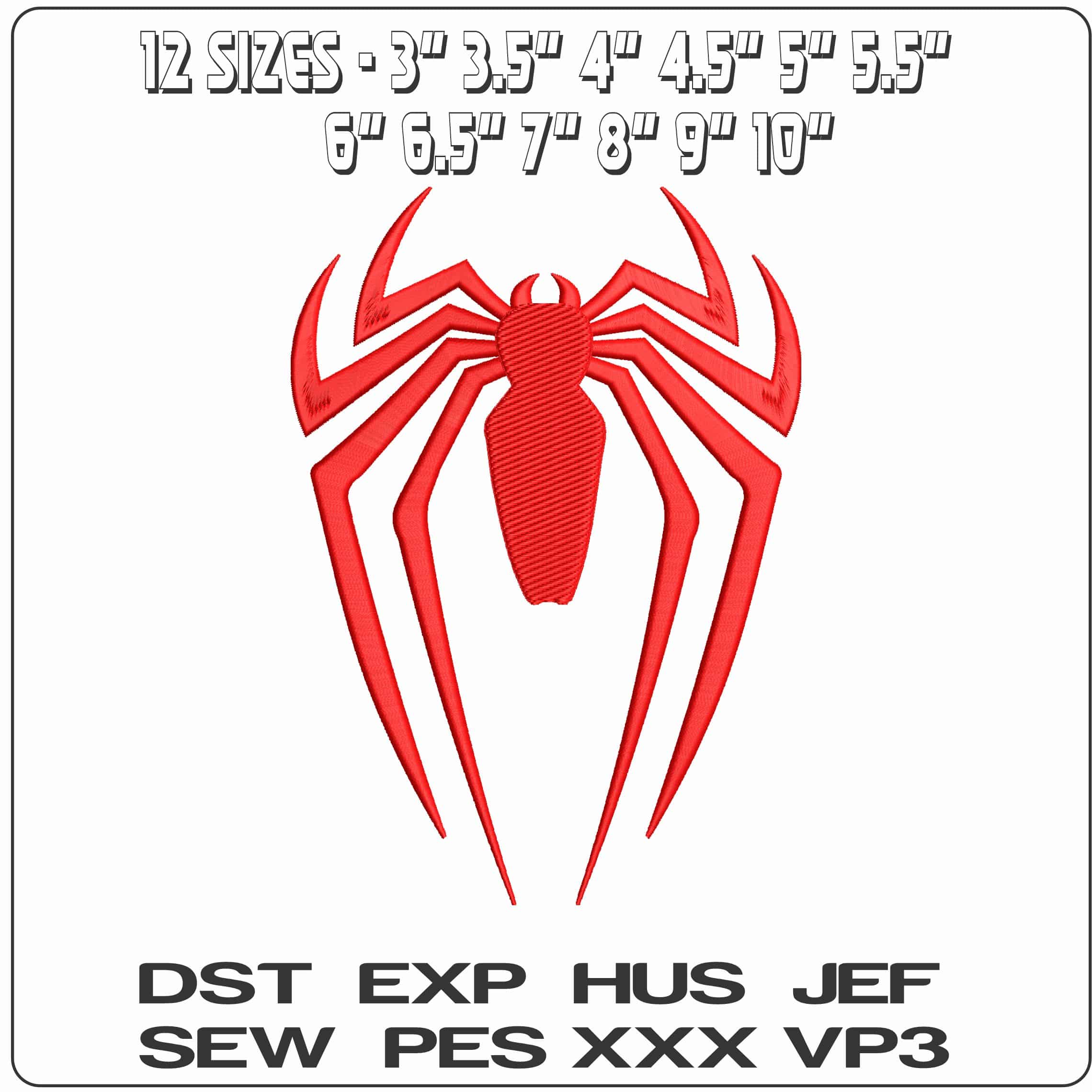 Spiderman 2 Logo  - Elegant embroidery design file - instant download — view 2