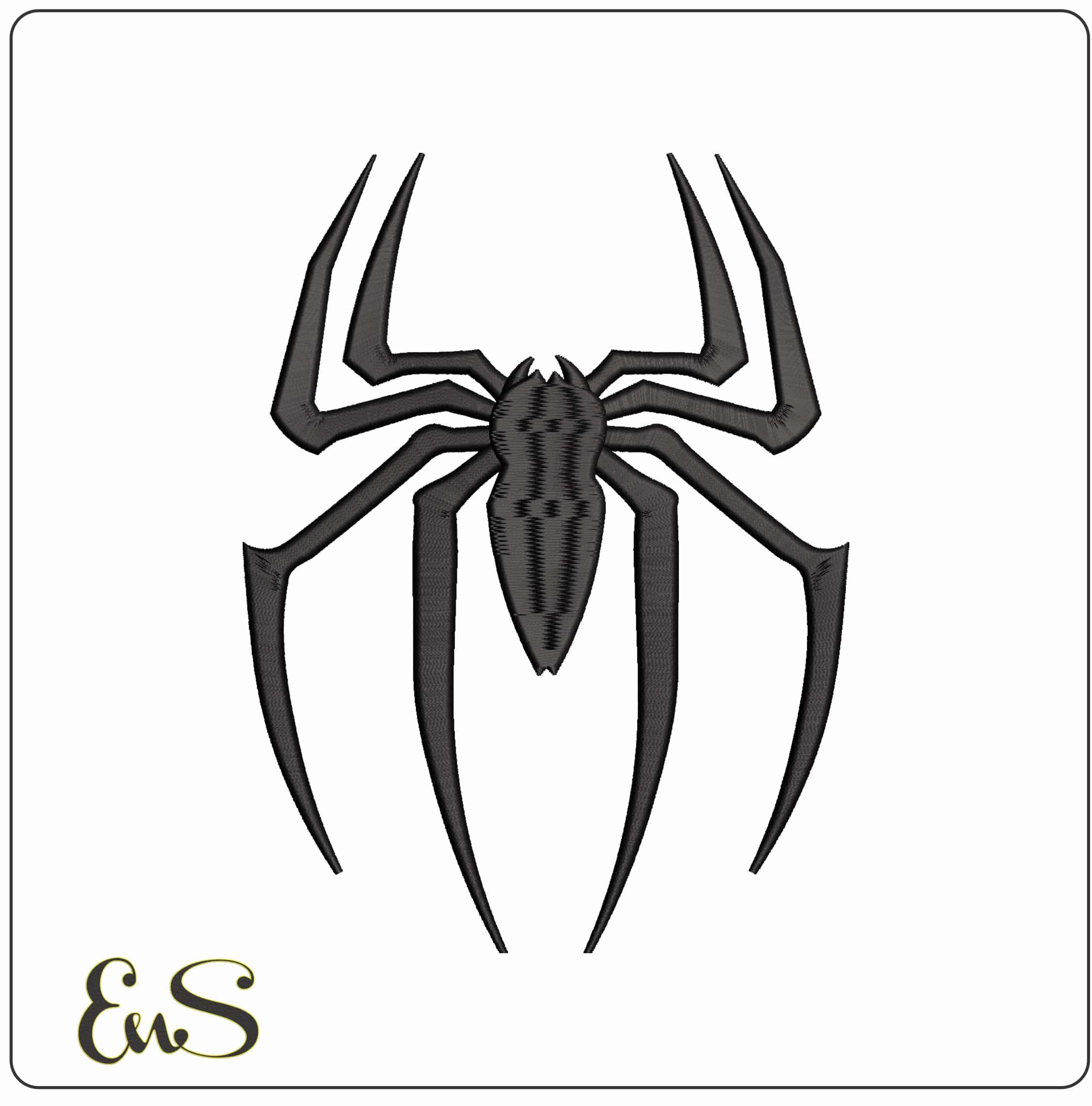 SpiderMan Logo  - Elegant embroidery design file - instant download