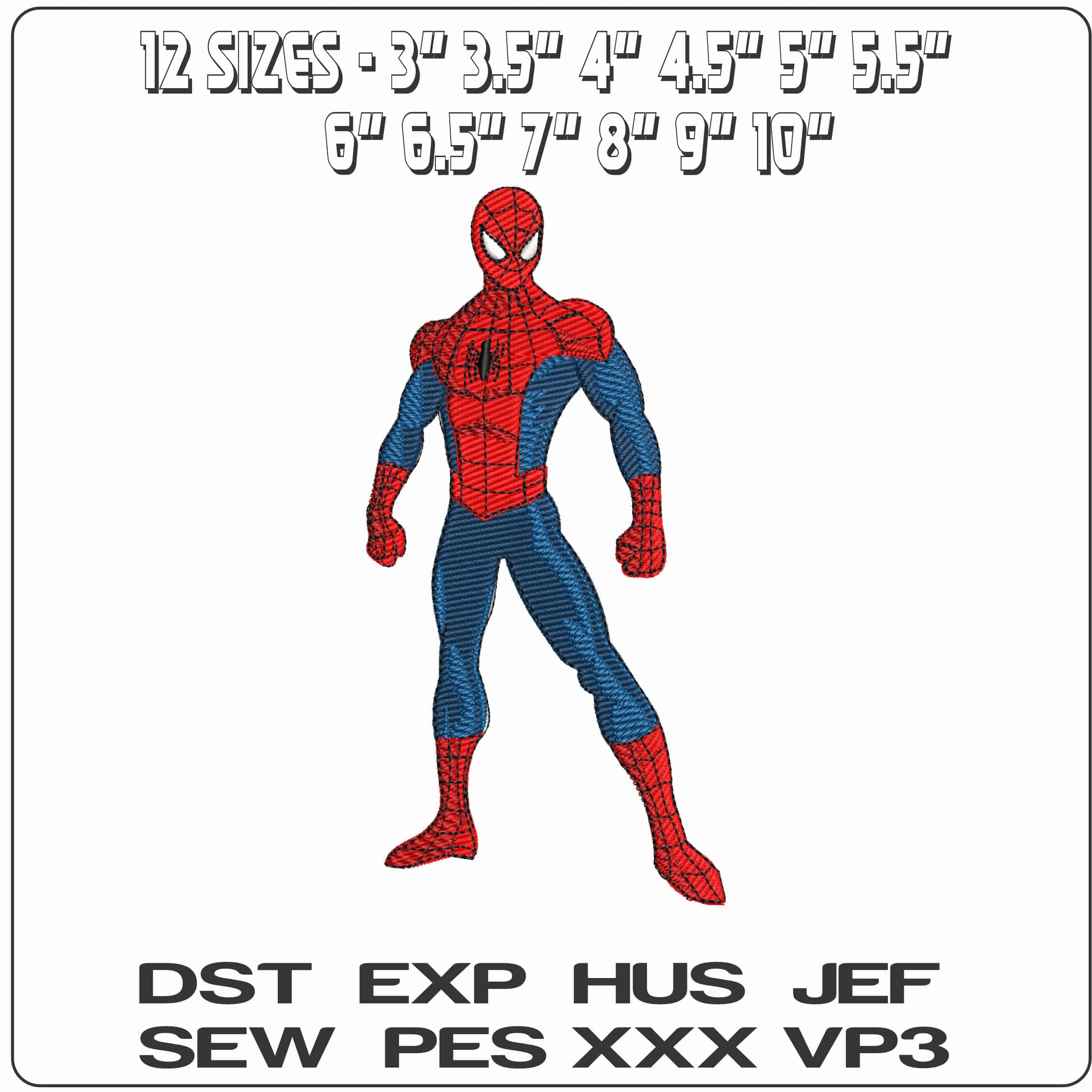 Spiderman Toby Maguire Pose  - Elegant embroidery design file - instant download — view 2