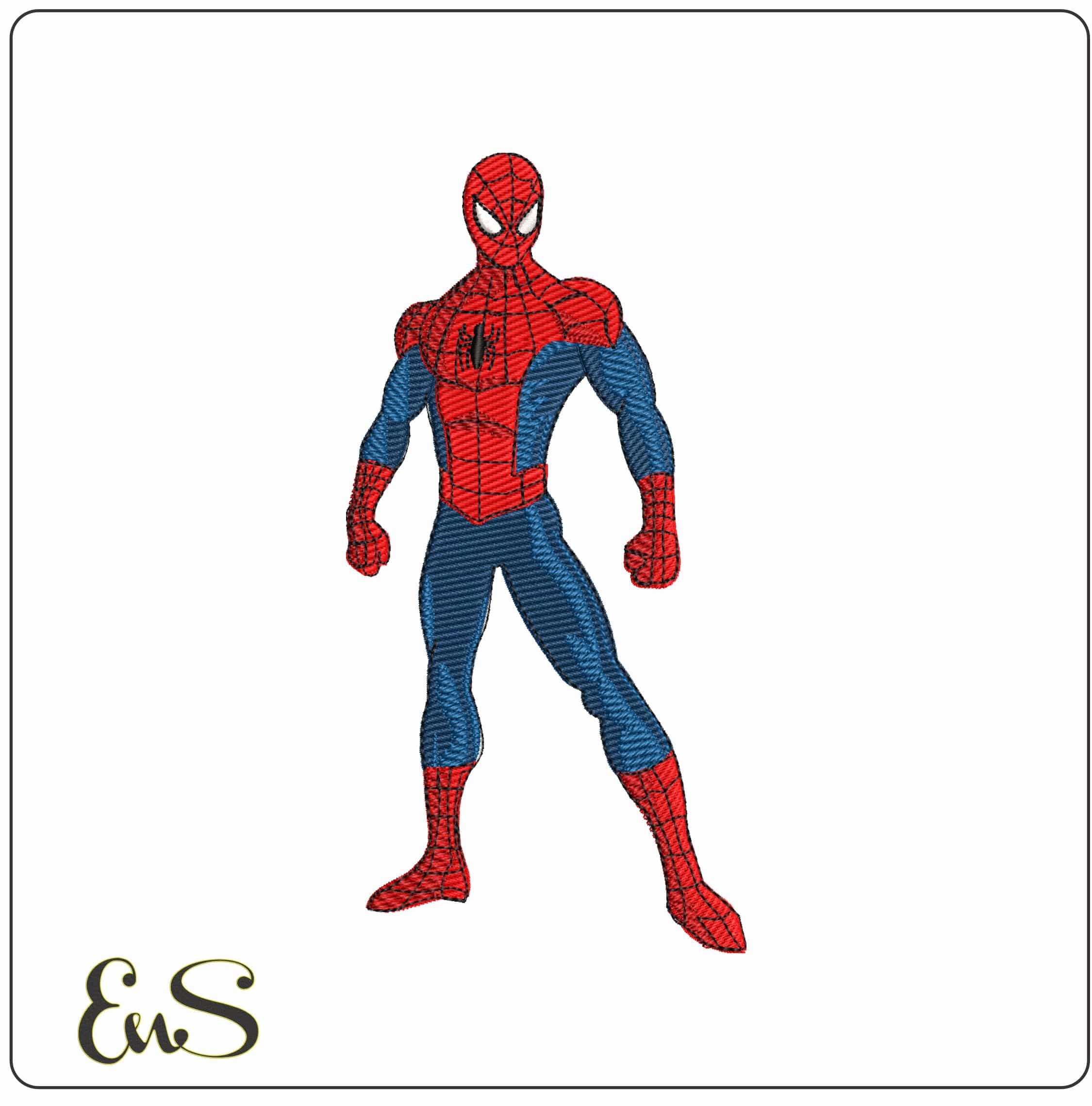 Spiderman Toby Maguire Pose  - Elegant embroidery design file - instant download