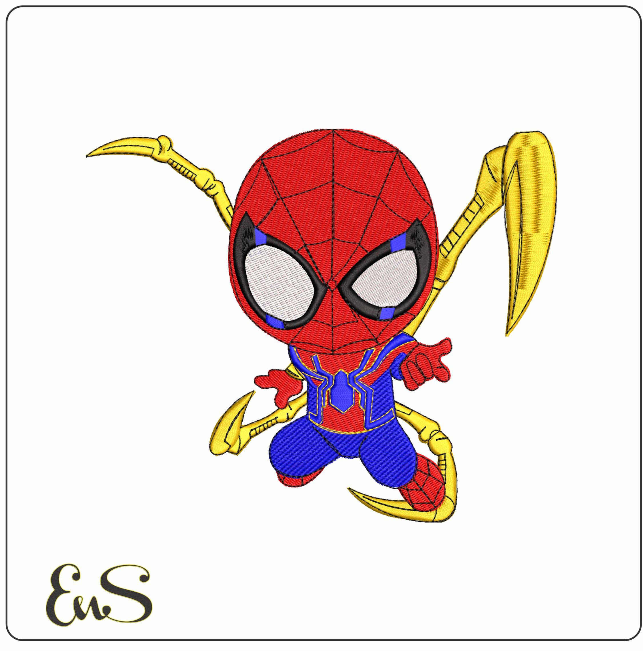 Spiderman Tom Holland 2022  - Elegant embroidery design file - instant download