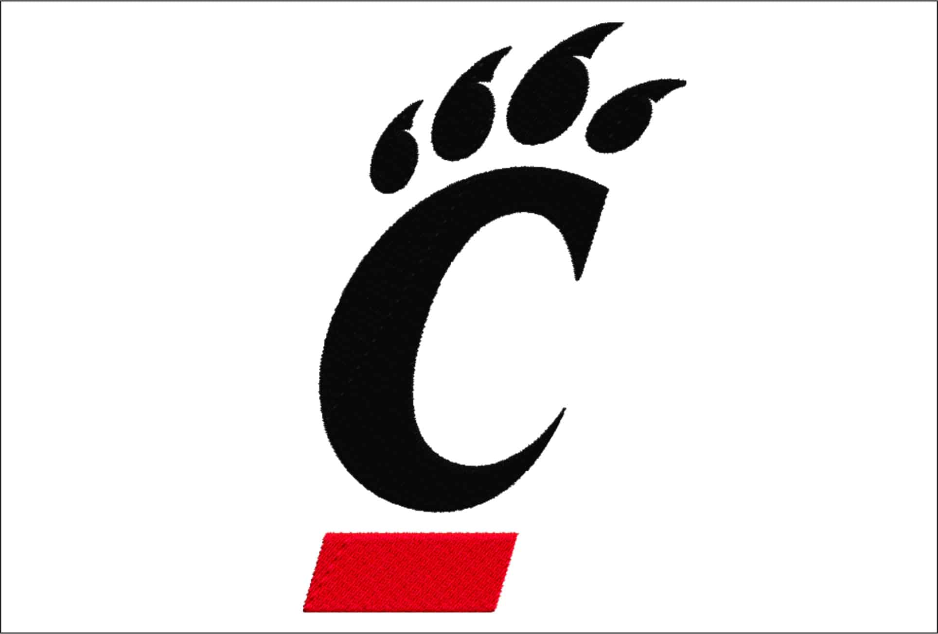 Cincinnati bearcats embroidery design - University of Cincinnati embroidery machine pattern embroidery file - instant download in a frame