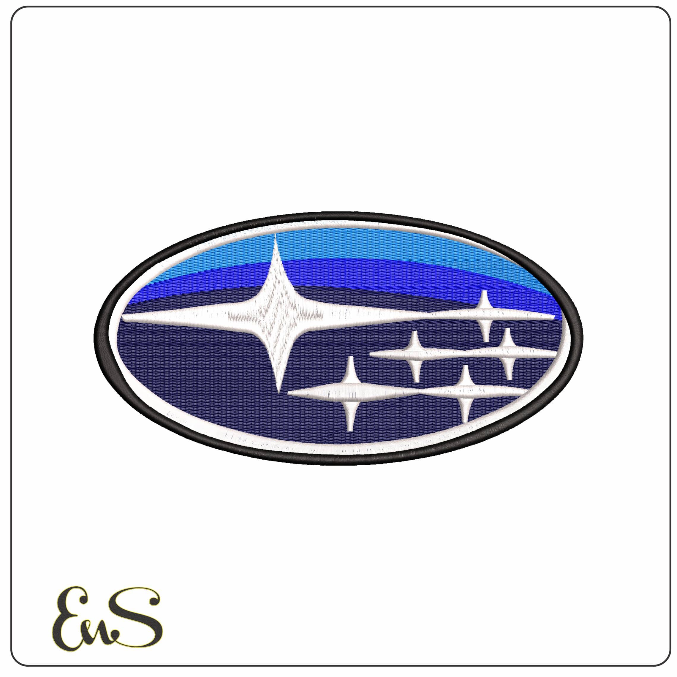 Subaru  - Elegant embroidery design file - instant download