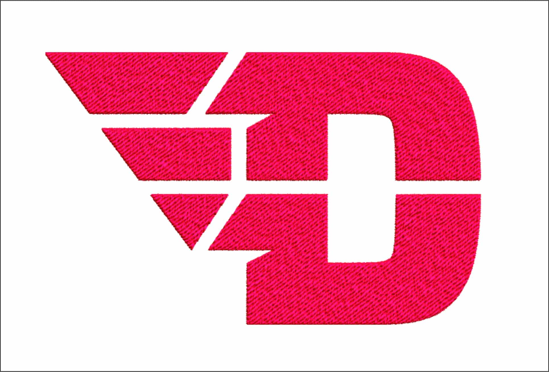 Dayton Flyers embroidery design - University of Dayton Logo embroidery machine pattern embroidery file - instant download