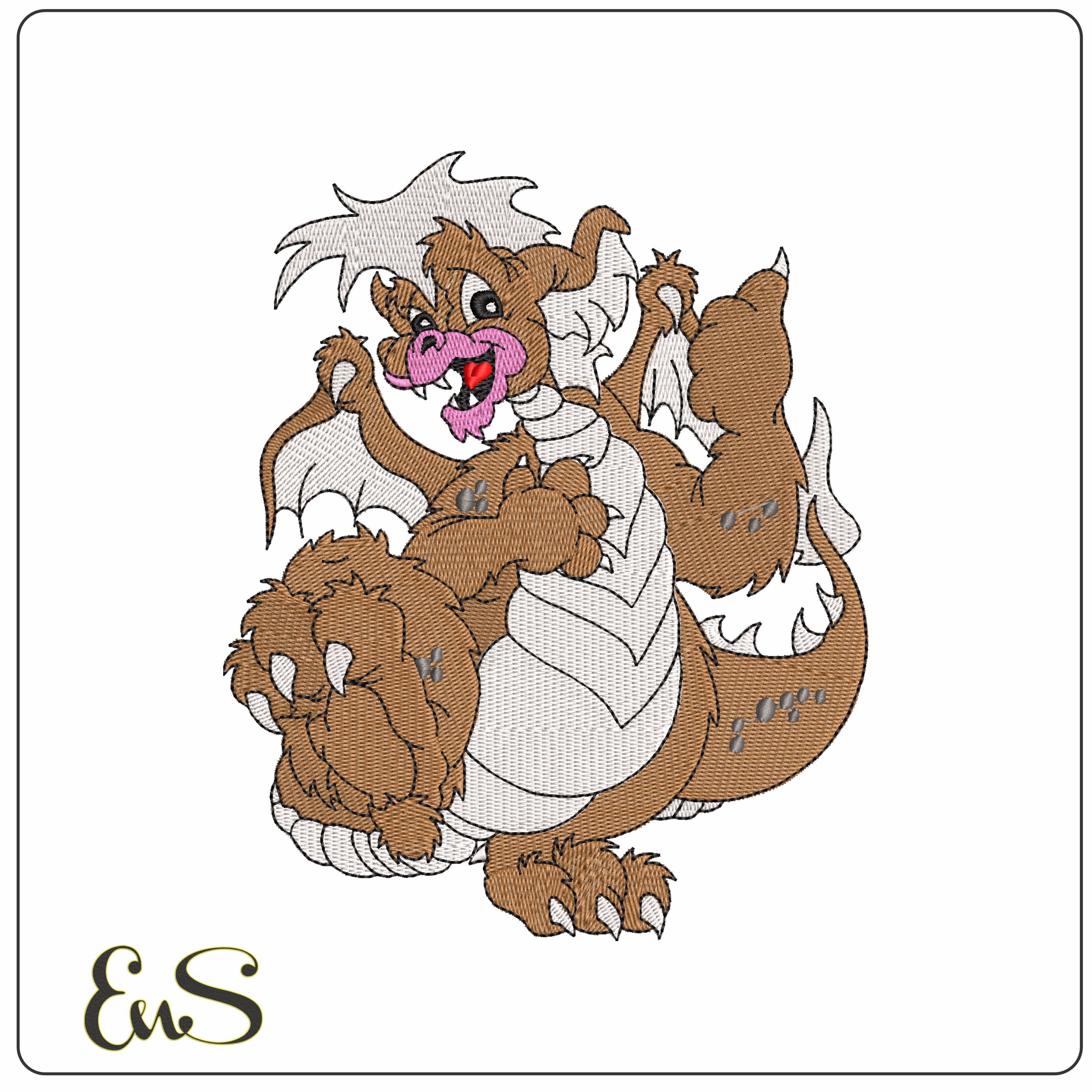 Teken  - Elegant embroidery design file - instant download