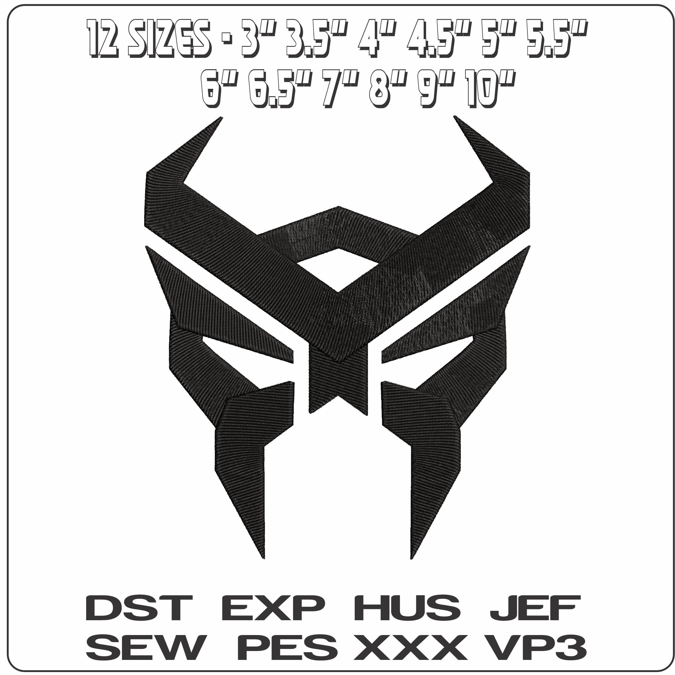 Terrorcons Transformers  - Elegant embroidery design file - instant download — view 2