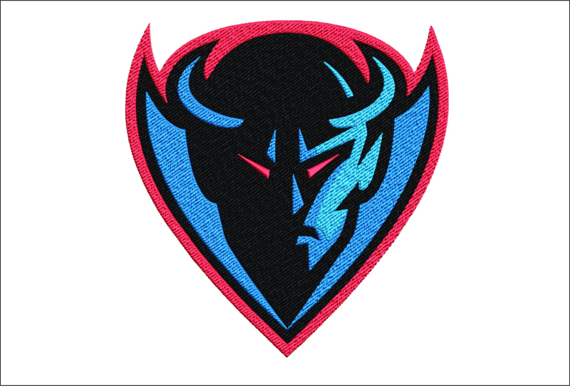DePaul Blue Demons embroidery design - DePaul University, Chicago embroidery machine pattern embroidery file - instant download in frame