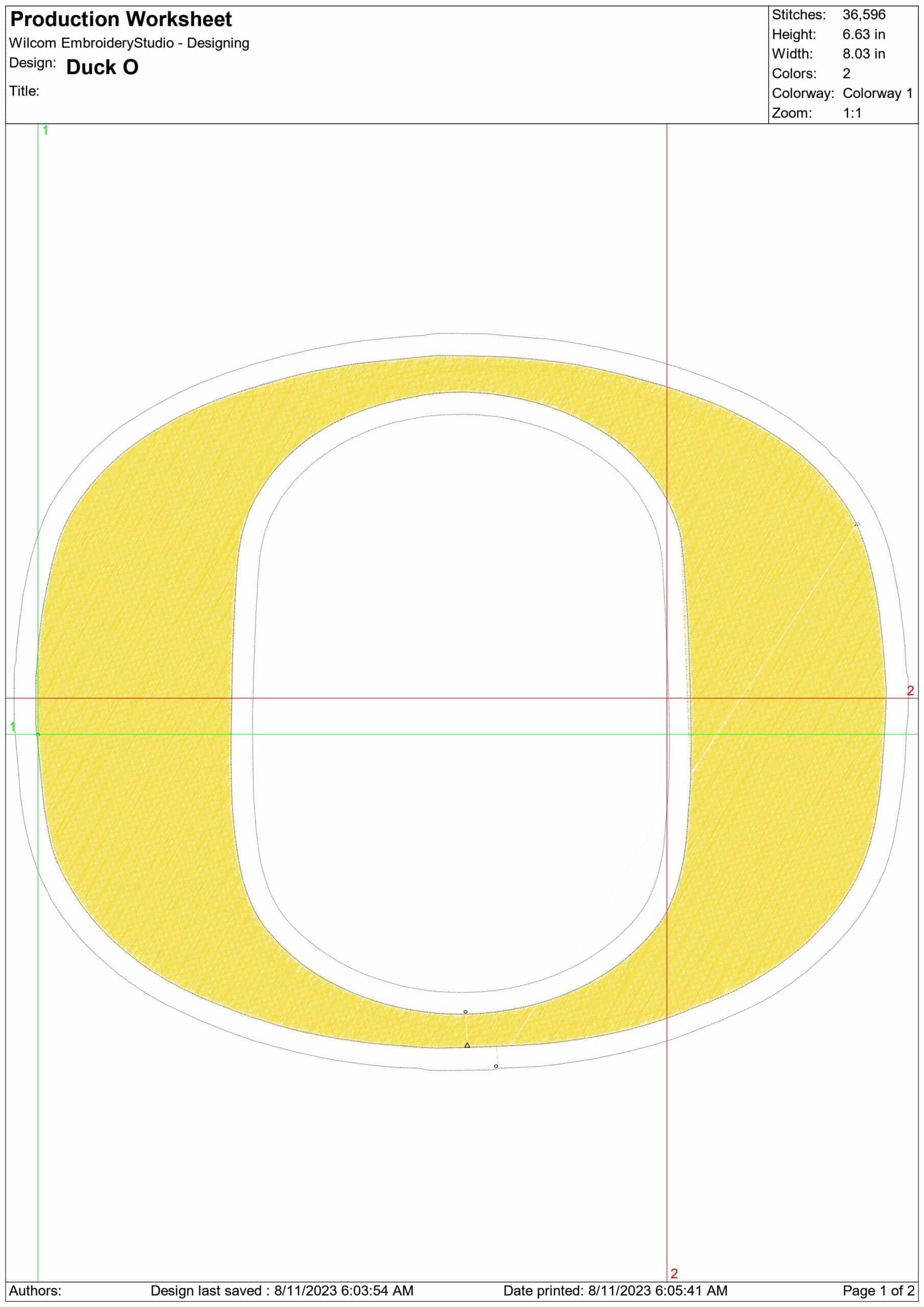 Oregon Ducks embroidery design University of Oregon Athletics Logo embroidery machine pattern embroidery file instant download — view 2