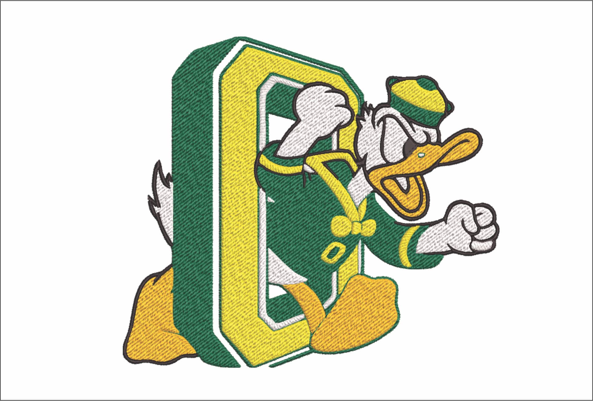 Oregon Ducks embroidery design University of Oregon Athletics Logo embroidery machine pattern embroidery file instant download