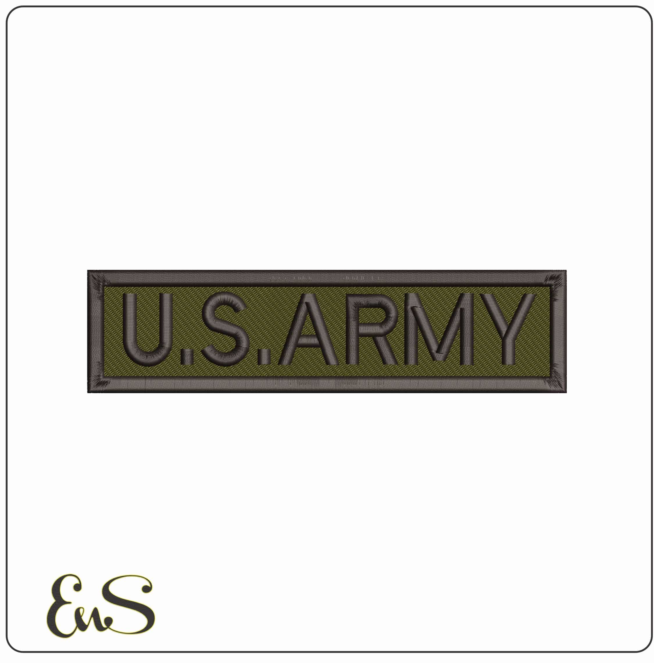 US Army Badge   - Elegant embroidery design file - instant download