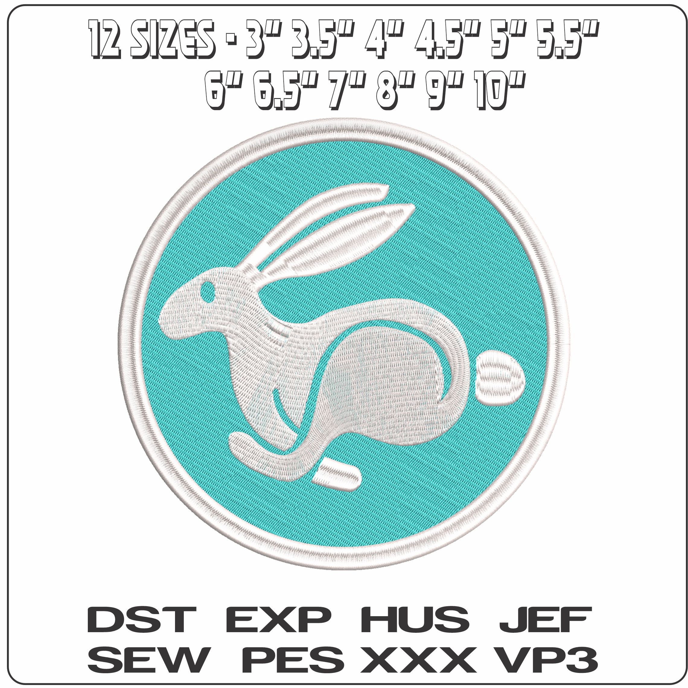 VW Rabit - Elegant embroidery design file - instant download — view 2