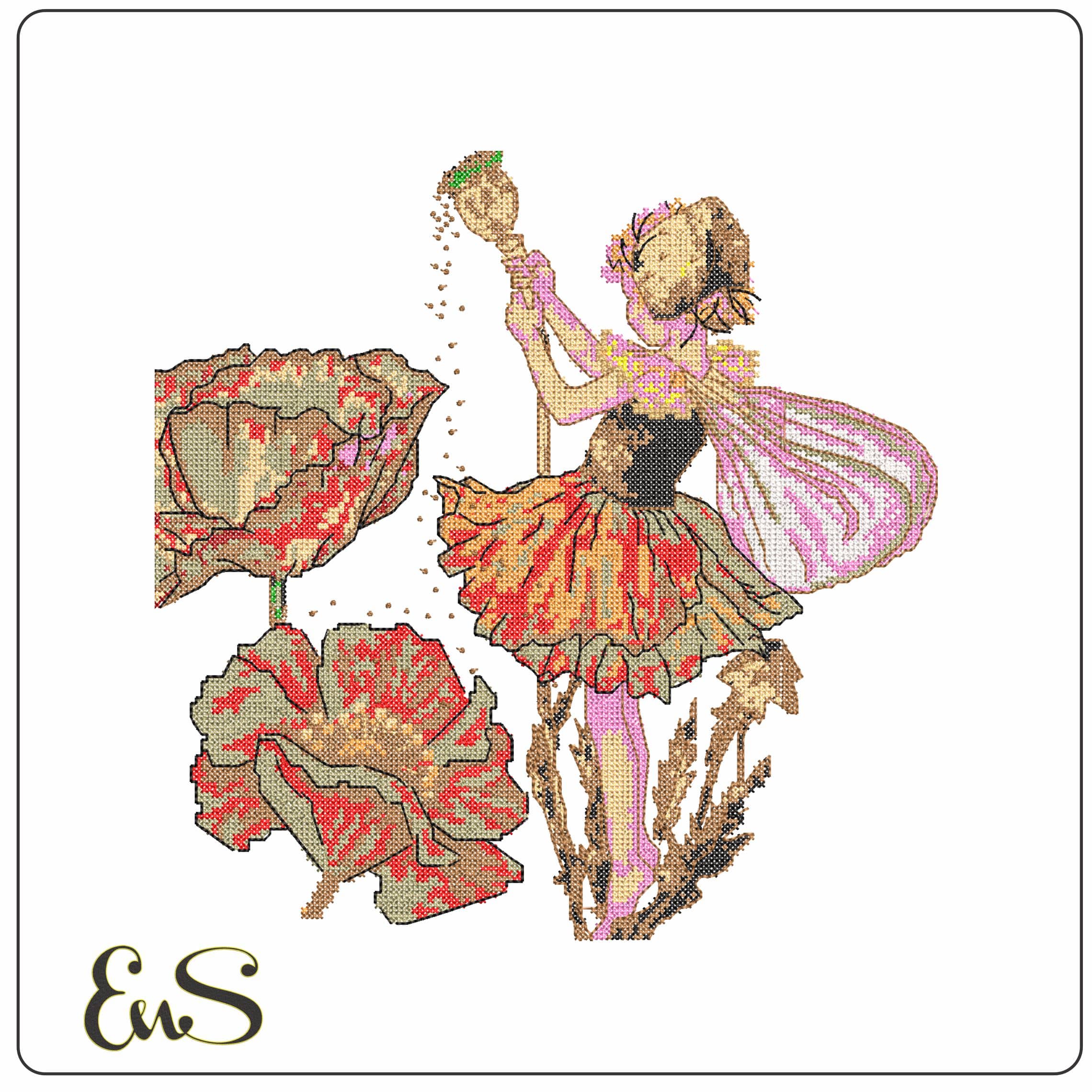 wersja ostatnia - Elegant embroidery design file - instant download