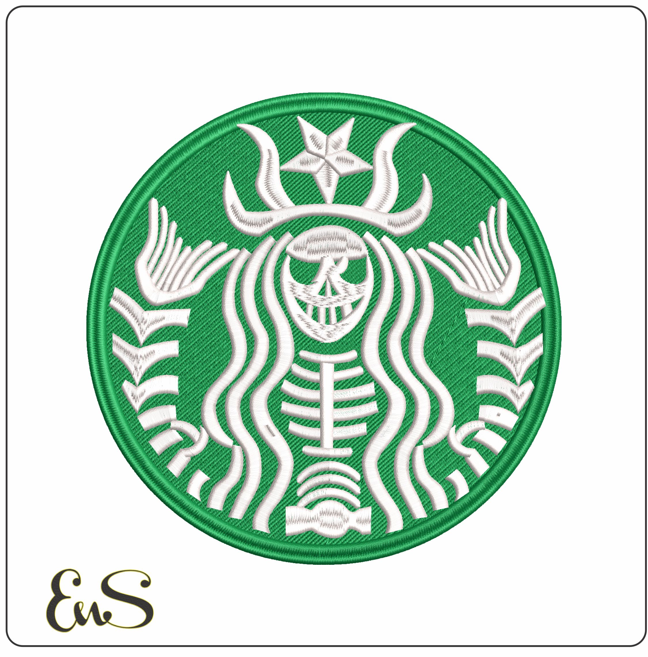Witch Starbuck - Elegant embroidery design file - instant download