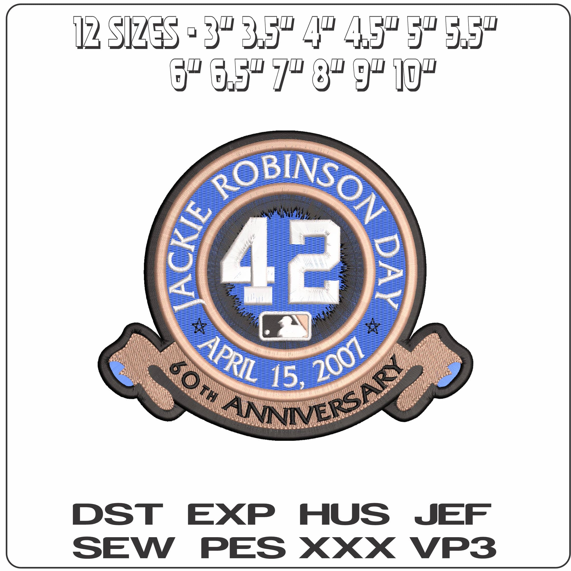 42 JR  - Elegant embroidery design file - instant download — view 2