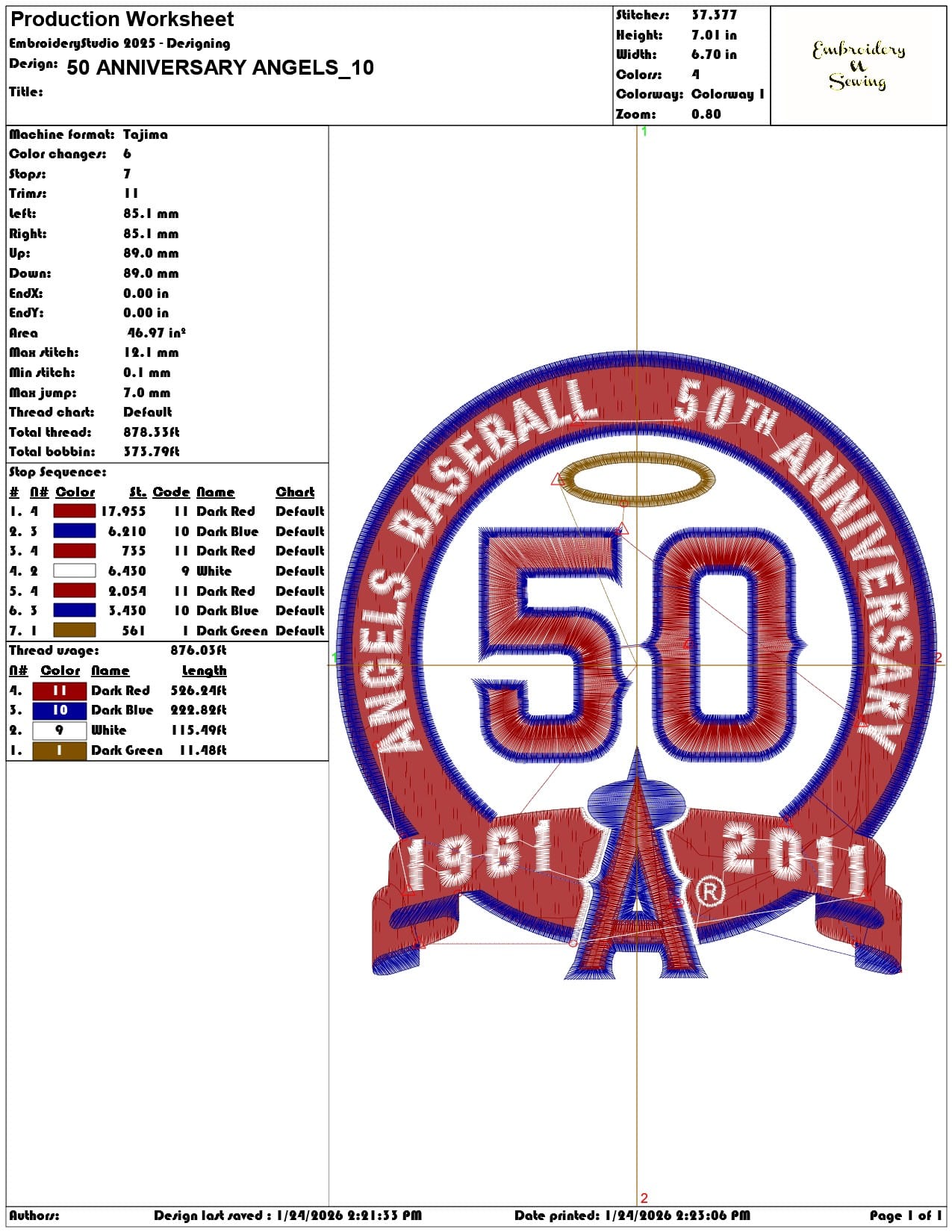 50 ANNIVERSARY ANGELS  - Elegant embroidery design file - instant download — view 3