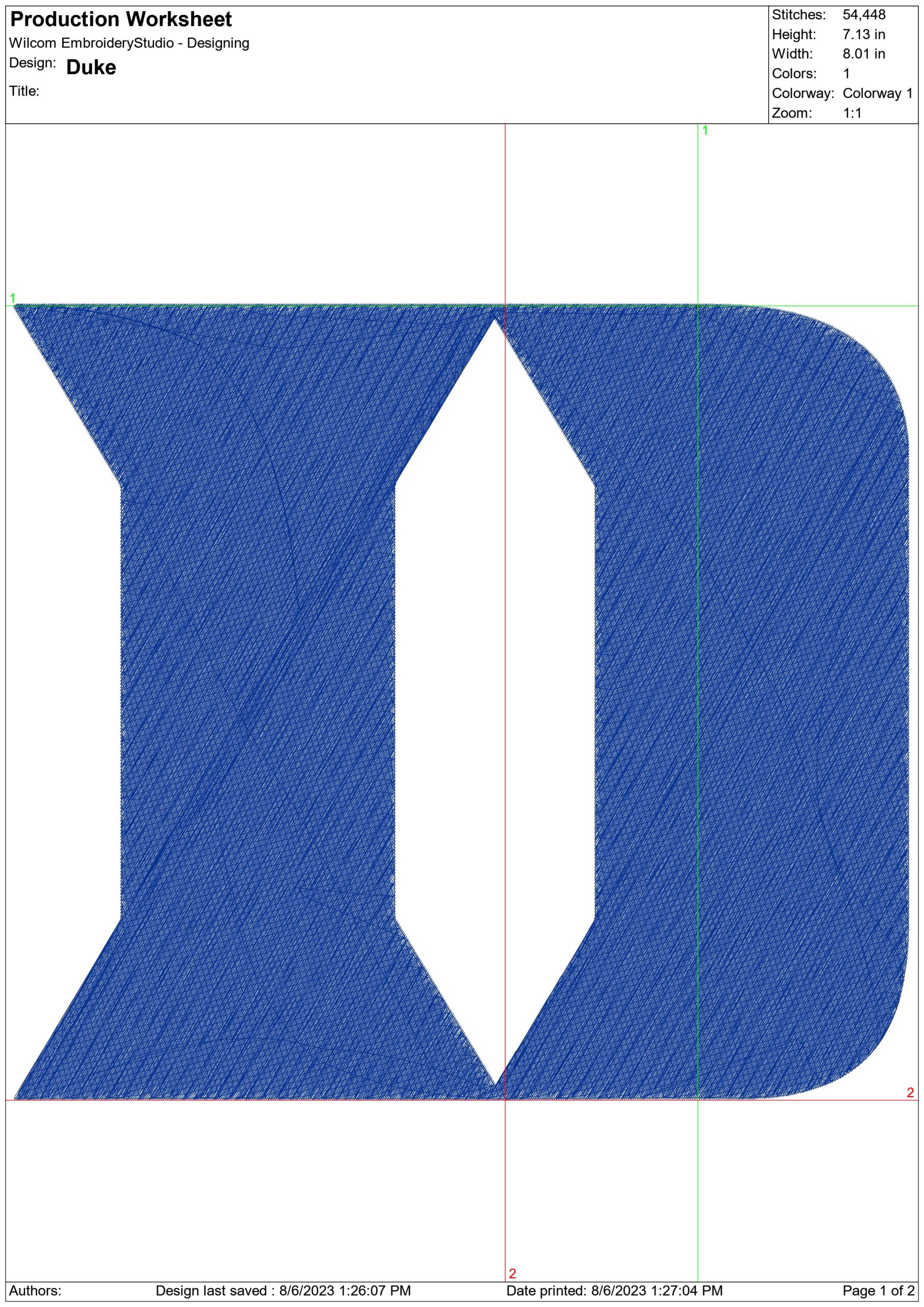 Duke Blue Devils embroidery design - Duke University Logo embroidery machine pattern embroidery file - instant download in a frame — view 2