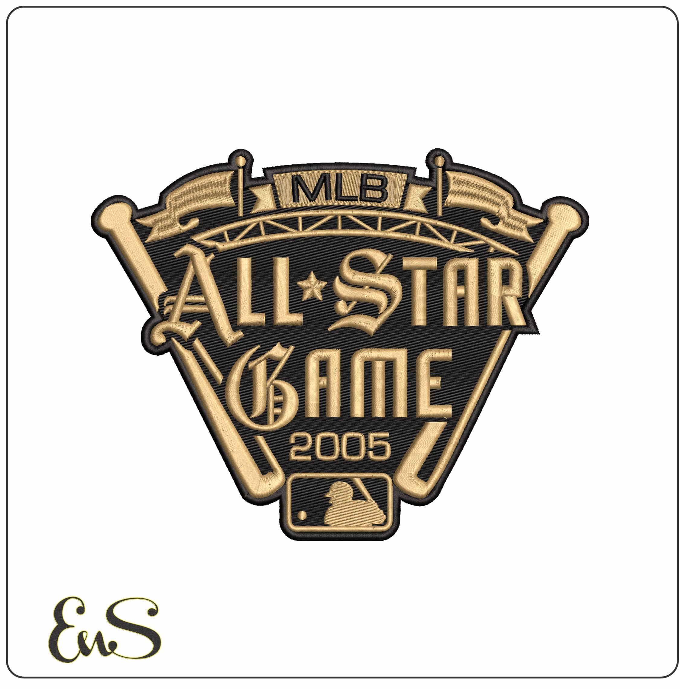 ALL STAR GAME 2005 CERVECEROS   - Elegant embroidery design file - instant download