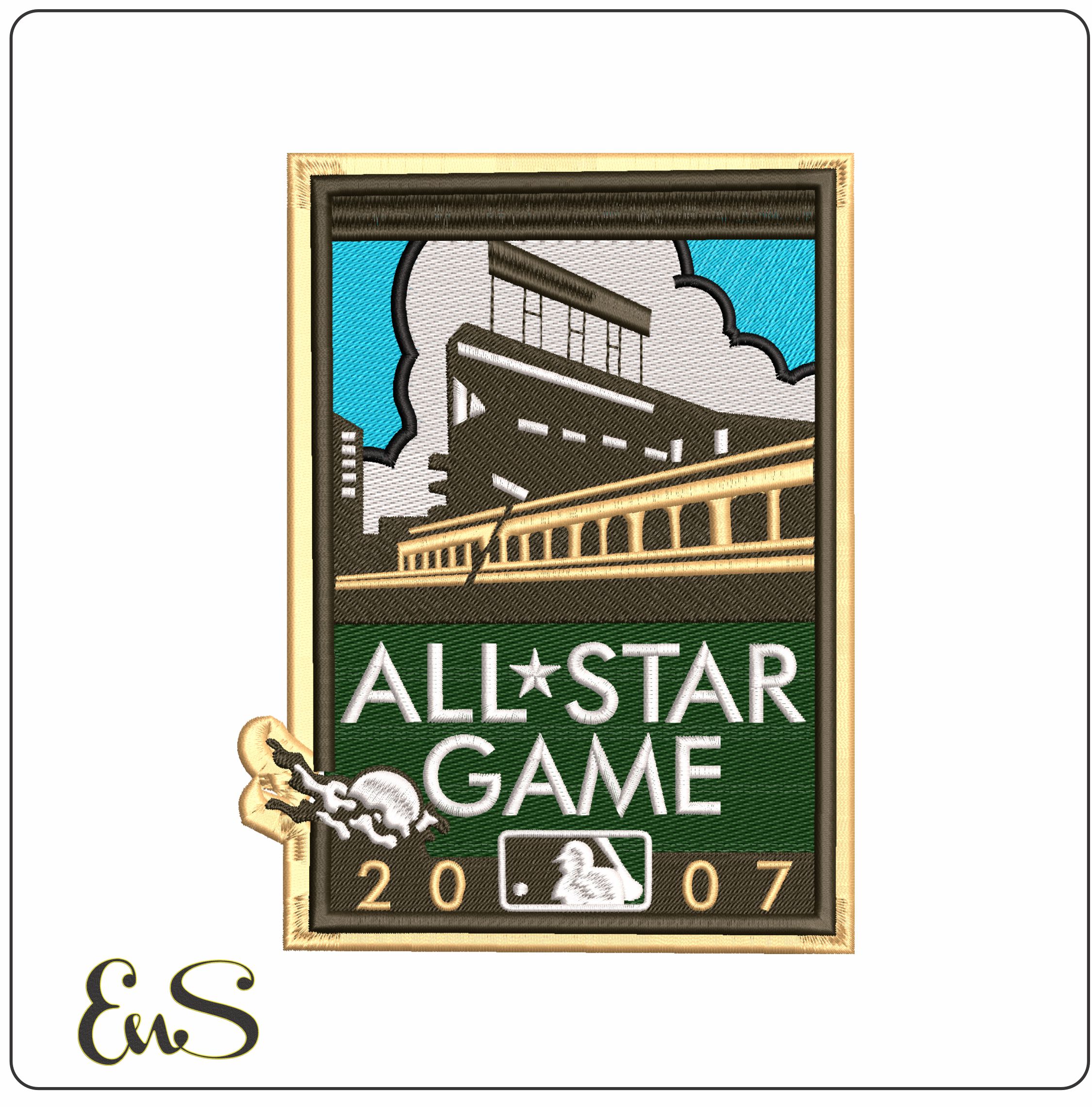 ALL STAR GAME 2007   - Elegant embroidery design file - instant download