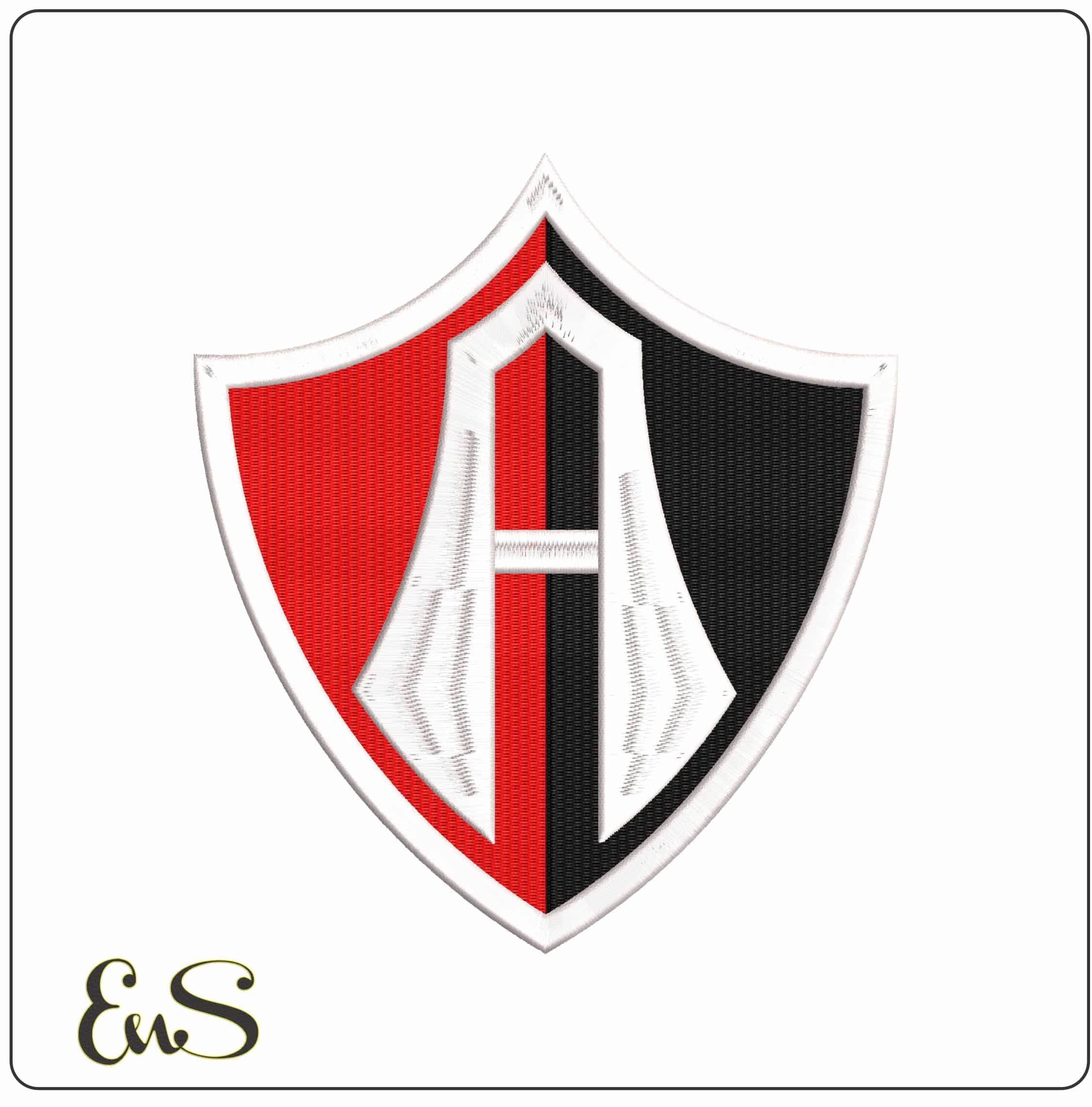 Atlas Football Club Mexico   - Elegant embroidery design file - instant download