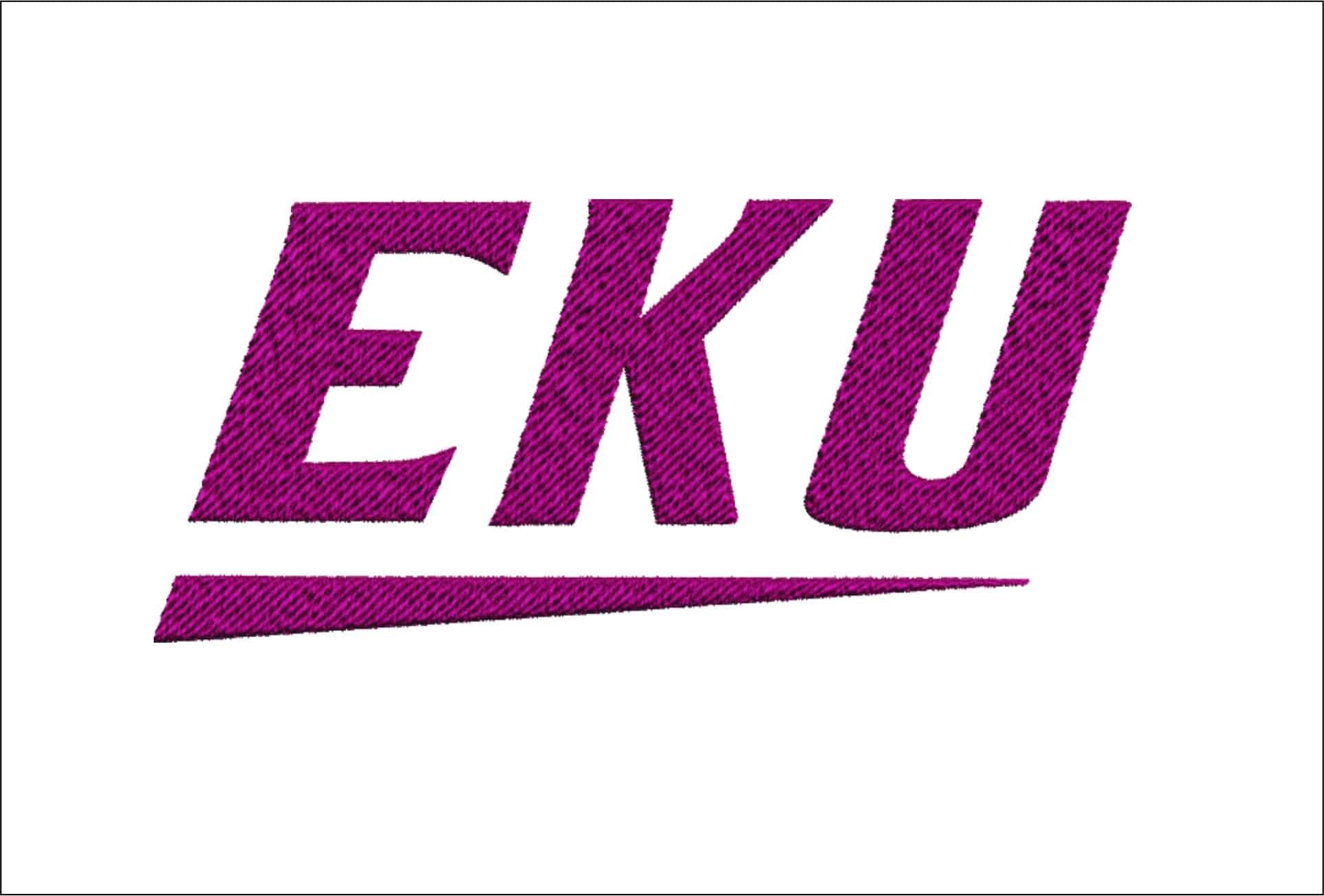Eastern Kentucky Colonels embroidery design - Eastern Kentucky University EKU embroidery machine pattern embroidery file instant download
