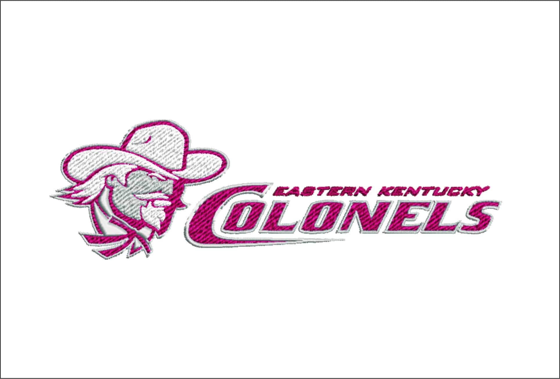 Eastern Kentucky Colonels embroidery design - Eastern Kentucky University EKU embroidery machine pattern embroidery file instant download