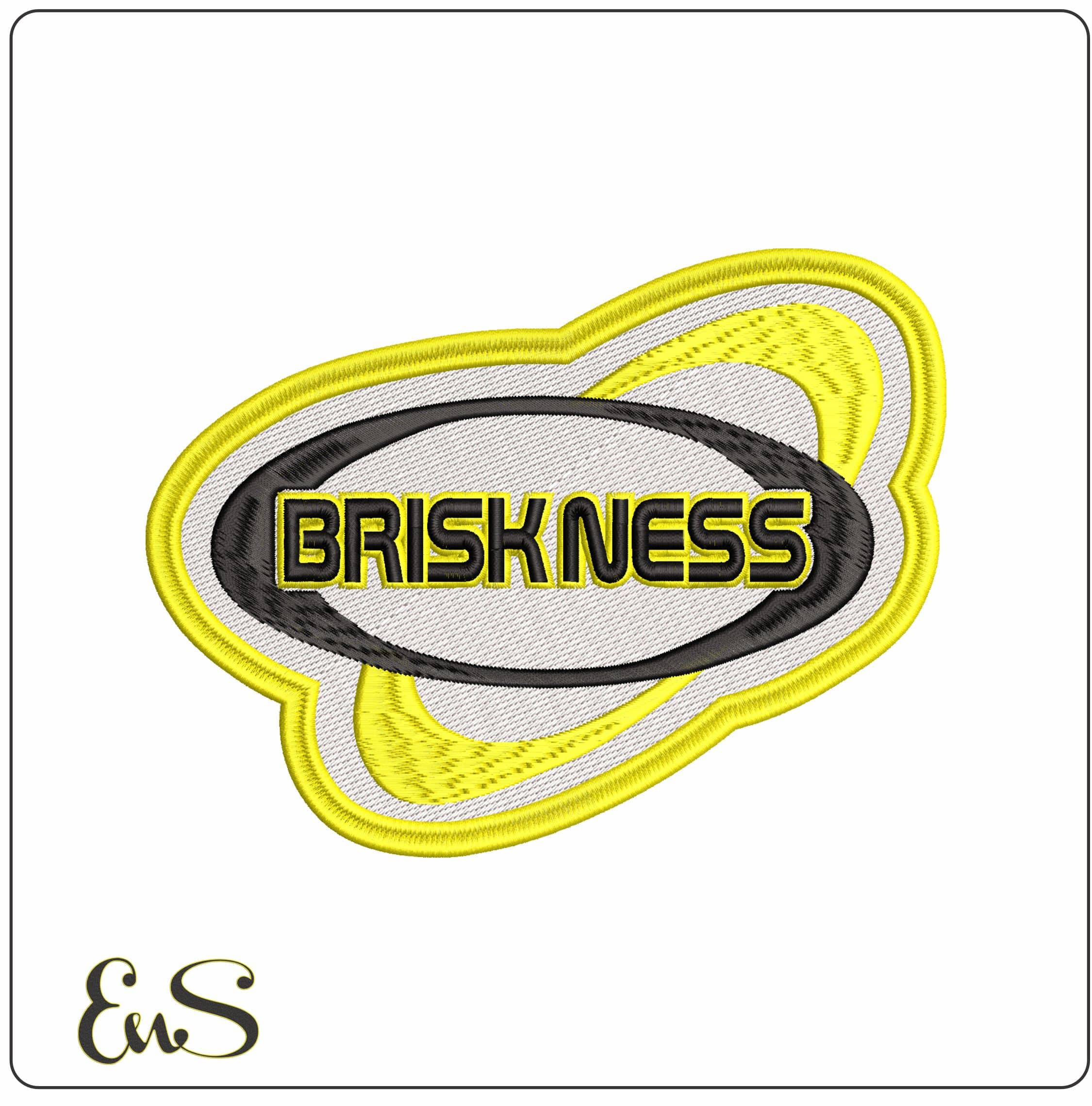 Briskmess Brand    - Elegant embroidery design file - instant download