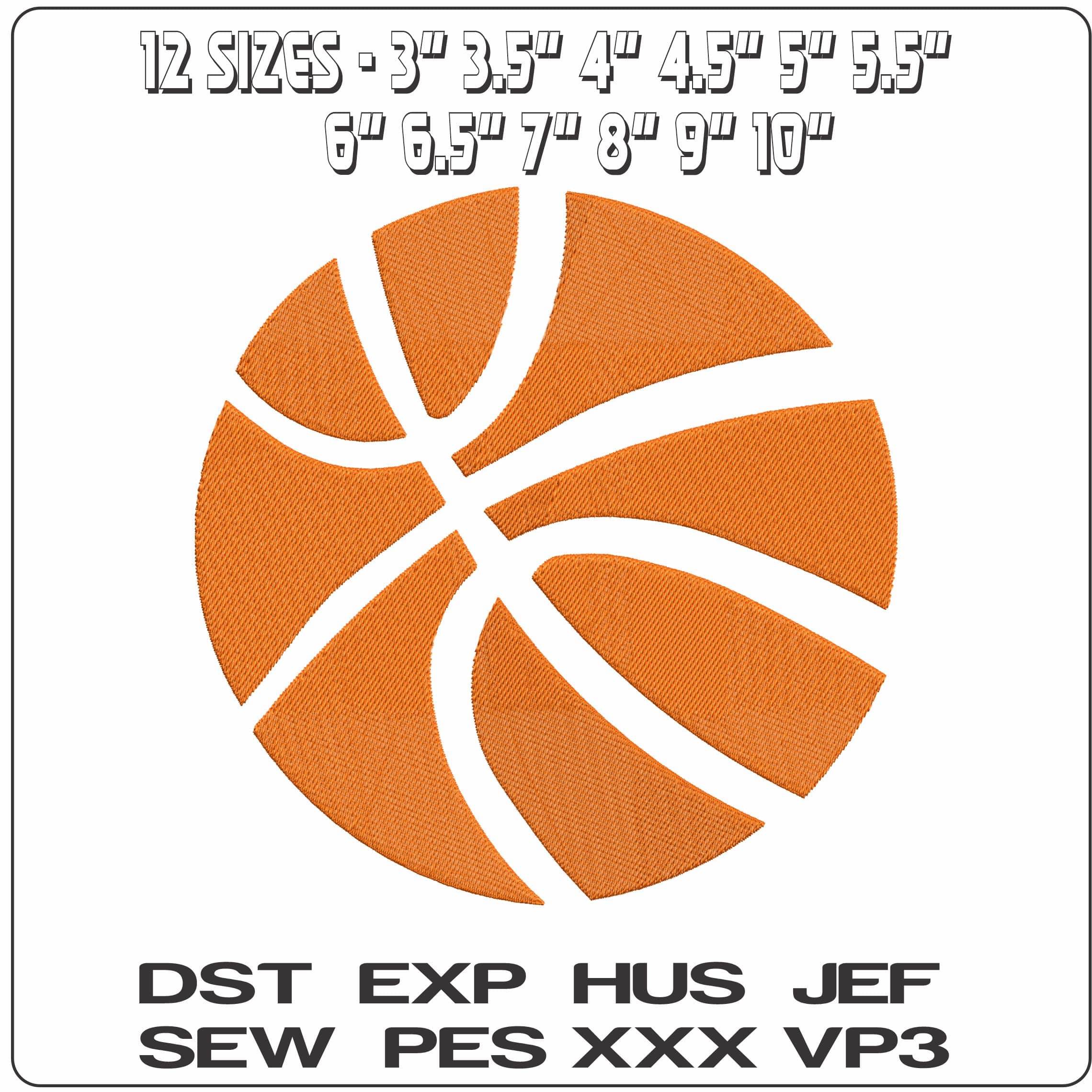 Air Jordan Basketball  - Elegant embroidery design file - instant download — view 2
