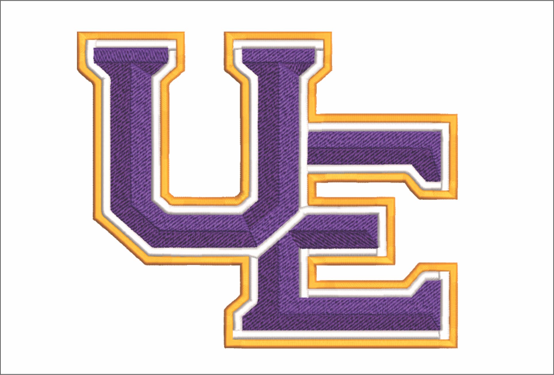Evansville Purple Aces embroidery design - Evansville University, Indiana embroidery machine pattern embroidery file - instant download I