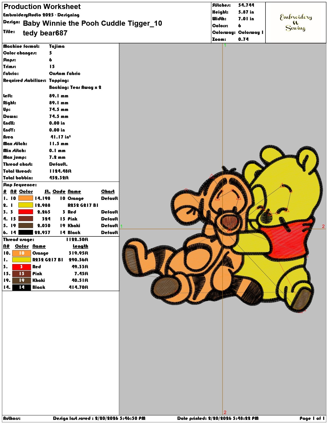 Baby Winnie the Pooh Cuddle Tigger   - Elegant embroidery design file - instant download — view 3