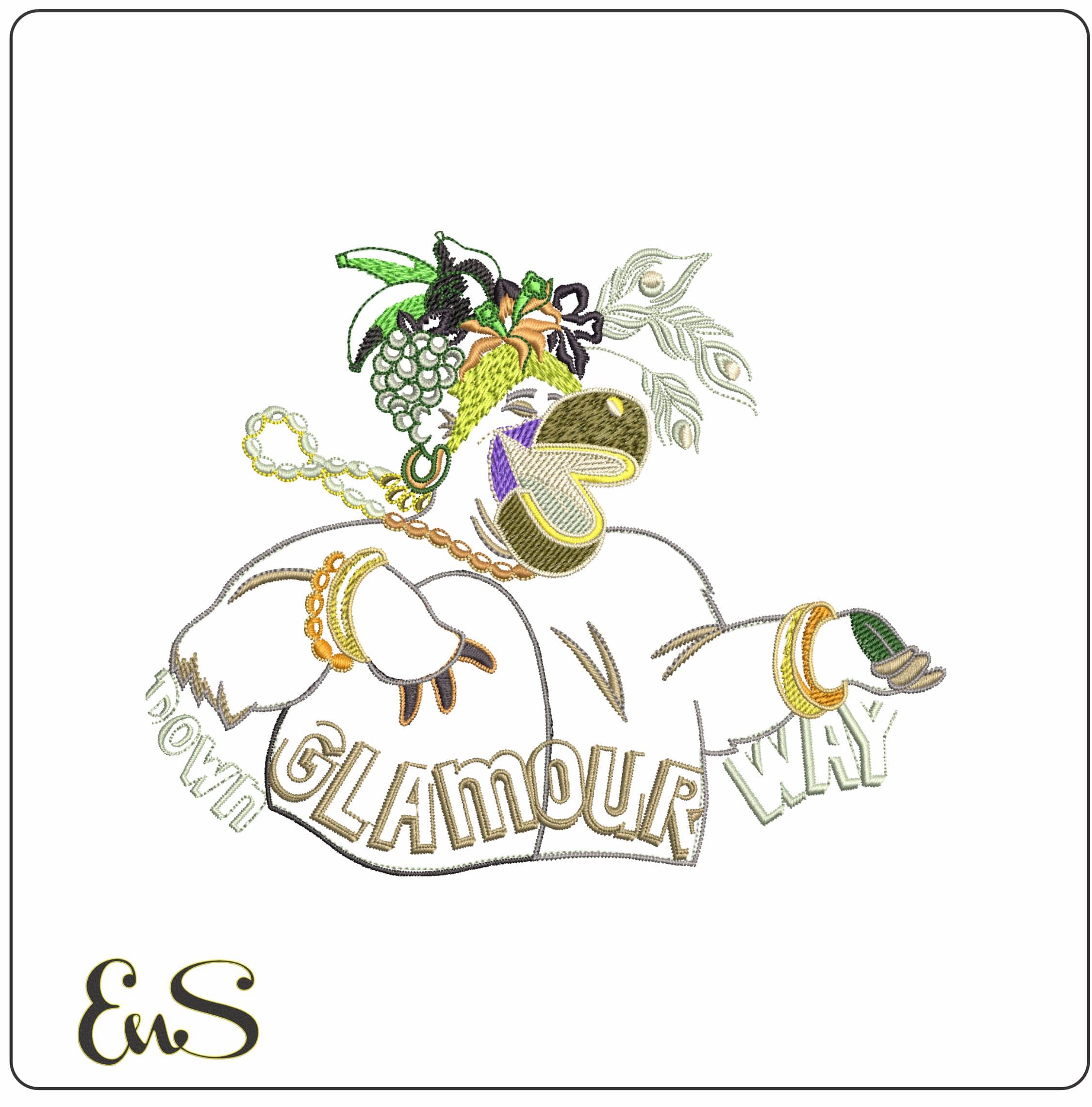Ballow Jungle Book   - Elegant embroidery design file - instant download