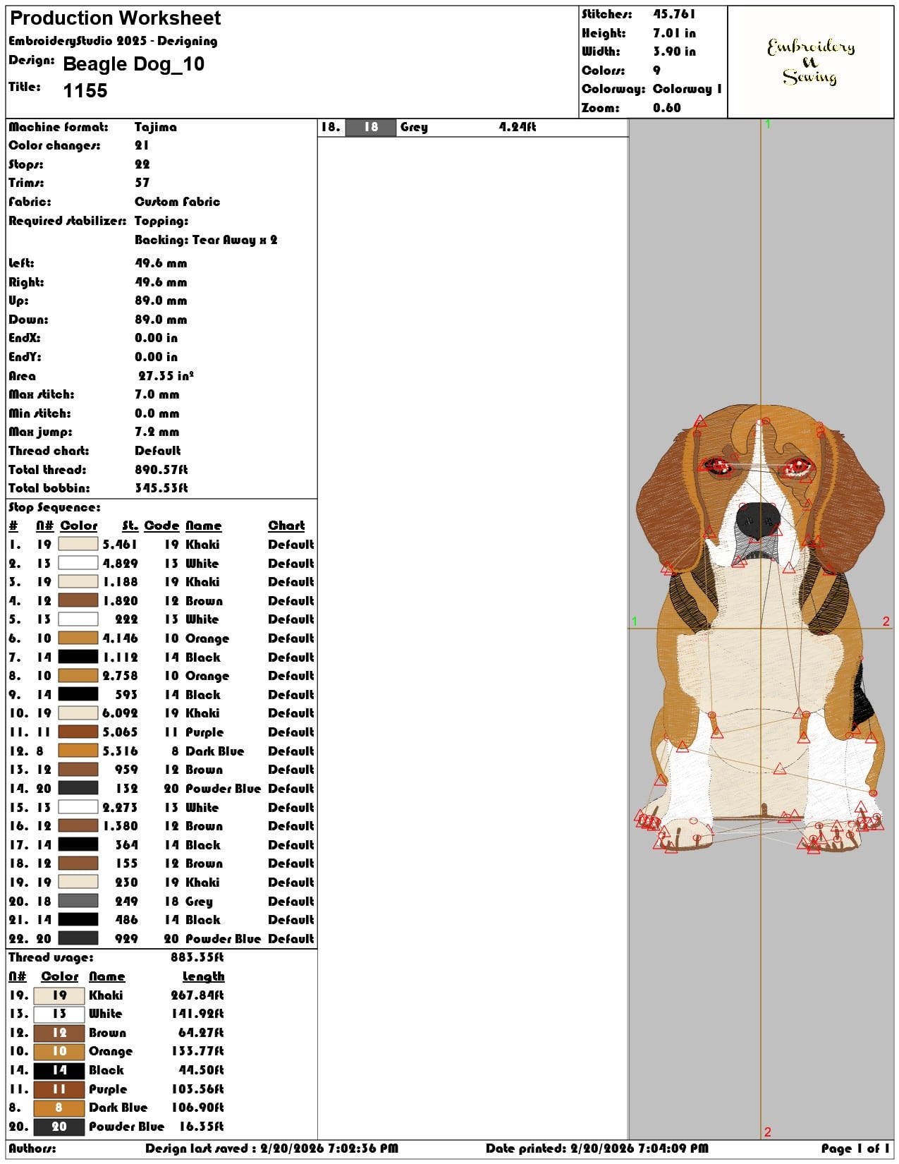 Beagle Dog   - Elegant embroidery design file - instant download — view 3