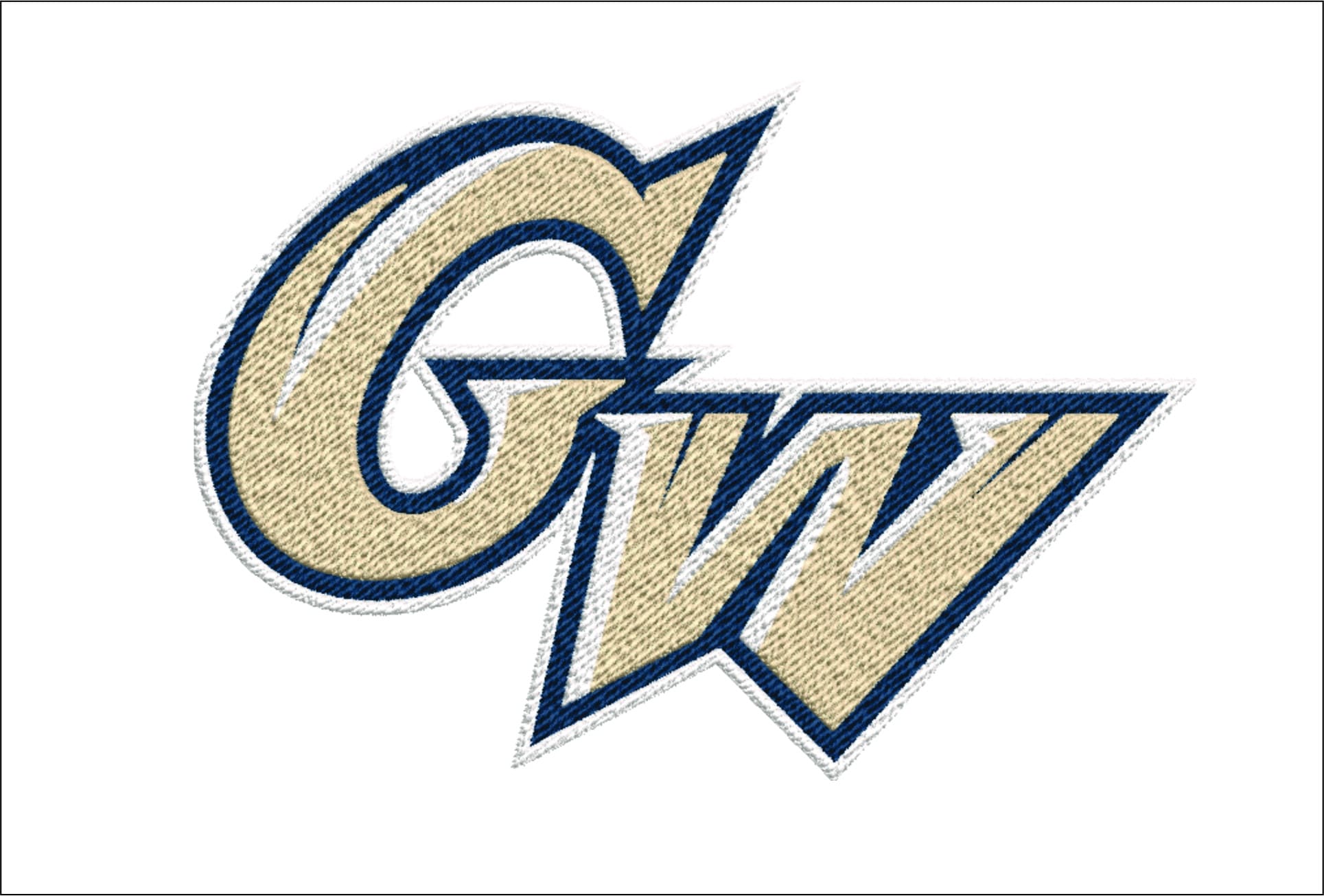 George Washington Colonials embroidery design, George Washington University, embroidery machine pattern embroidery file instant download