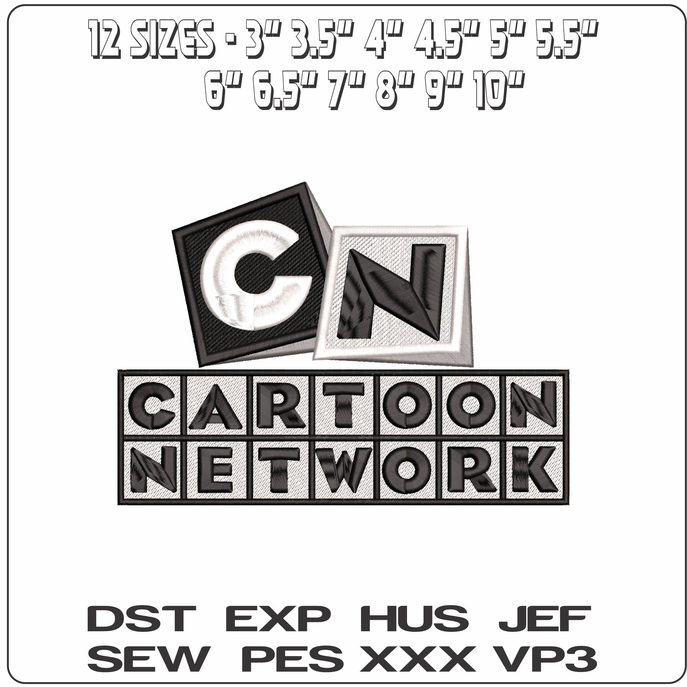 Cartoon Network Logo  - Elegant embroidery design file - instant download — view 2