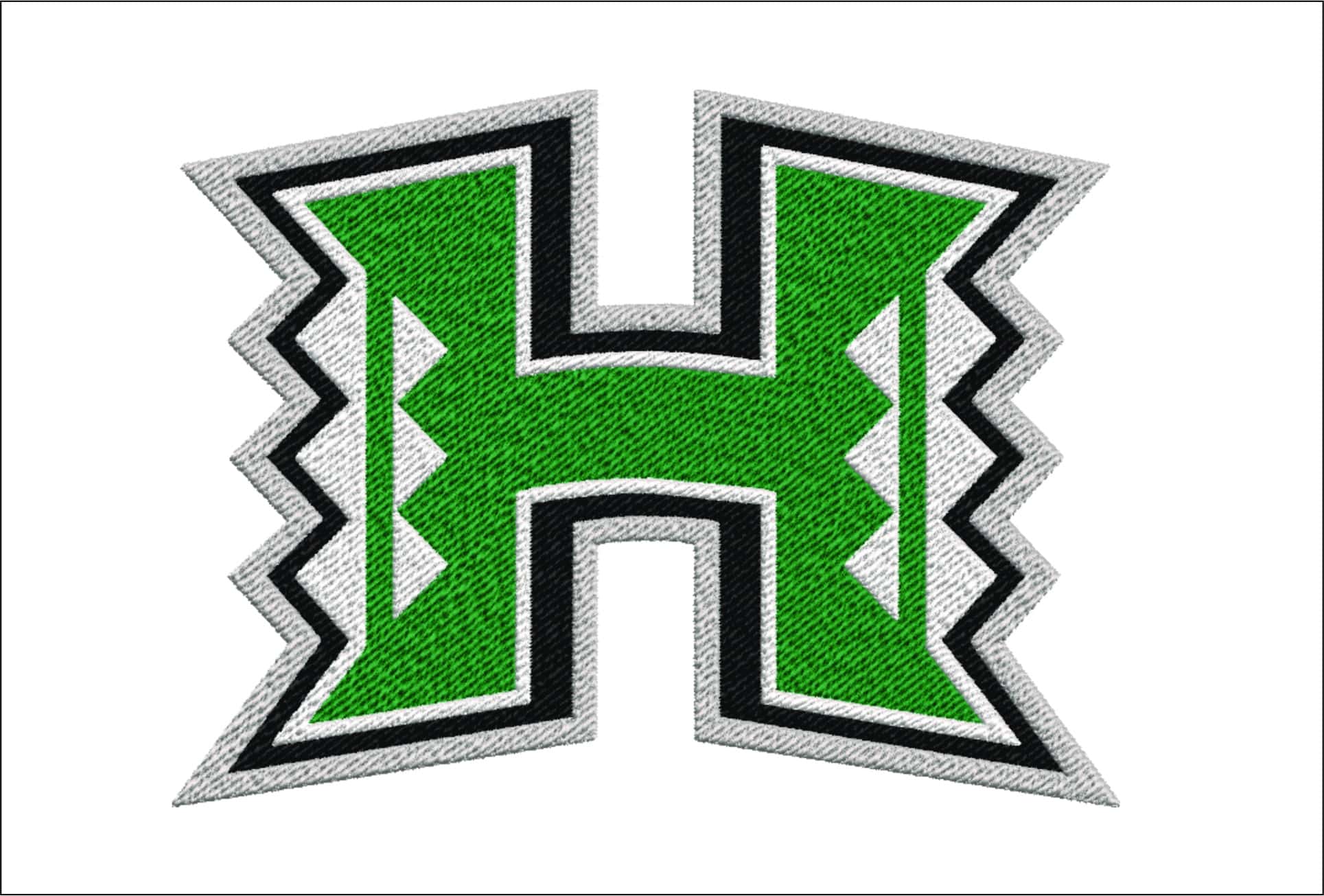 Hawaii Warriors embroidery design, University of Hawaii, embroidery machine pattern embroidery file instant download