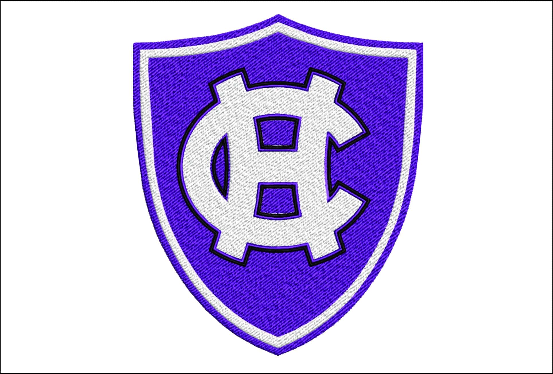 Holy Cross embroidery design - College of Holy Cross Logo embroidery machine pattern embroidery file - instant download in a frame